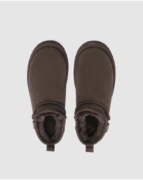 EVERAU - Australian Shepherd Ugg Nano Classic Platform Cow Suede Upper UGG Boots