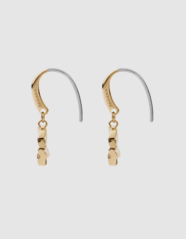 Skagen - Moderne Stak Gold-Tone Earring
