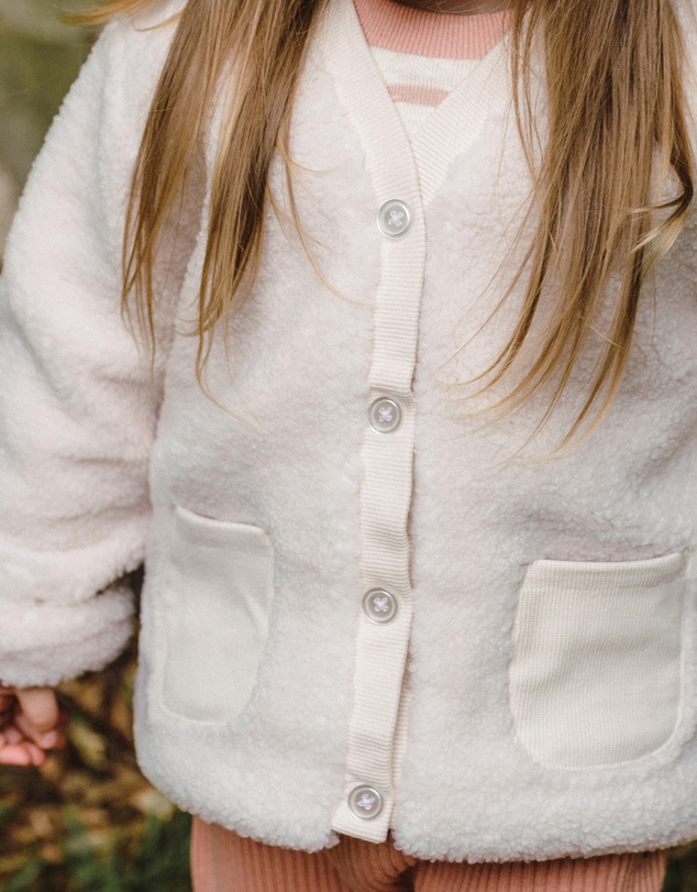 Kynd Baby - Sherpa Jacket in Ivory