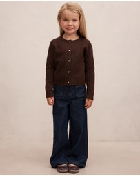 Forever New Girls - Hallie Crew Neck Girls Cardigan