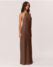 SNDYS - Polly Halter Neck Maxi Dress