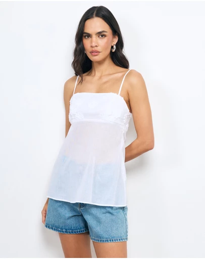AERE - Lulu Floral Cotton Top