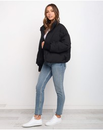 Petal & Pup - Edric Puffer Jacket - Black