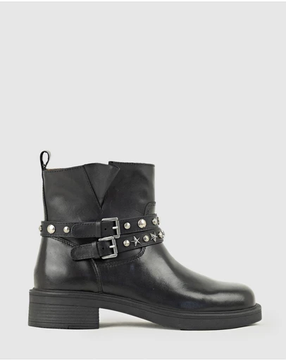 Edward Meller - WAVERLY Ankle Boot with Studded Straps