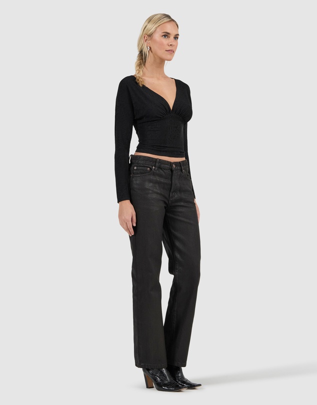 Rolla's - 90'S Boyfriend Jean - Espresso Coated