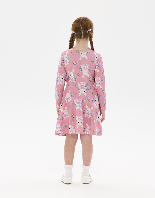 Rock Your Kid - Hunny Bunny Long Sleeve Waisted Dress