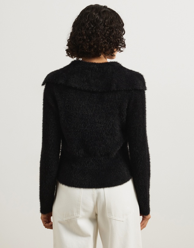 Atmos&Here - Adella V-Neck Polo Cardigan
