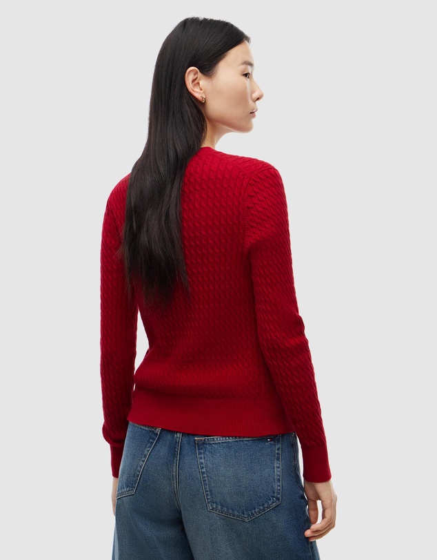 Tommy Hilfiger - Fine Cable Knit Crew Neck Jumper