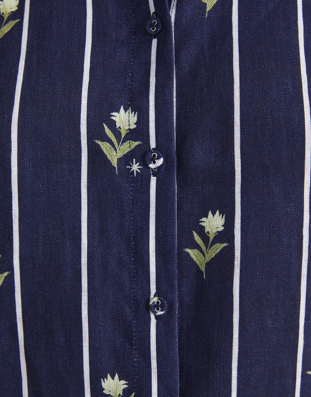 Sportscraft - Hampton Stripe Linen Blouse