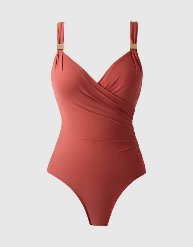 Miraclesuit Swimwear  - Razzle Dazzle Siren Crossover Shaping Swimsuit