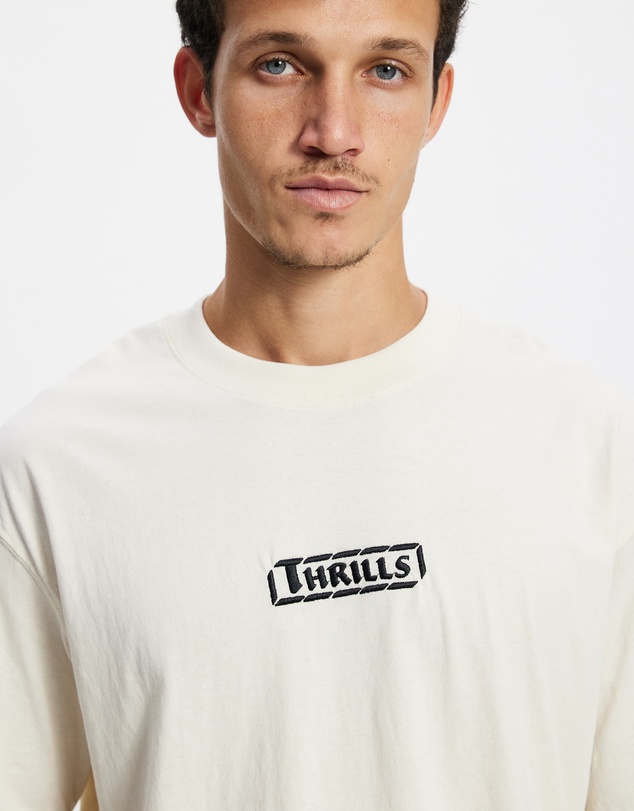 Thrills - Calm State Embro Box Fit Oversize Cropped Tee