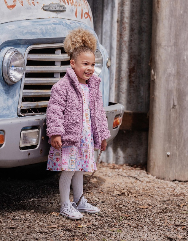 Fox & Finch - Winter Vacay Sherpa Coat - Babies