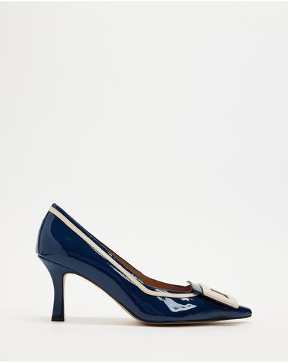 Navy Patent And Off While