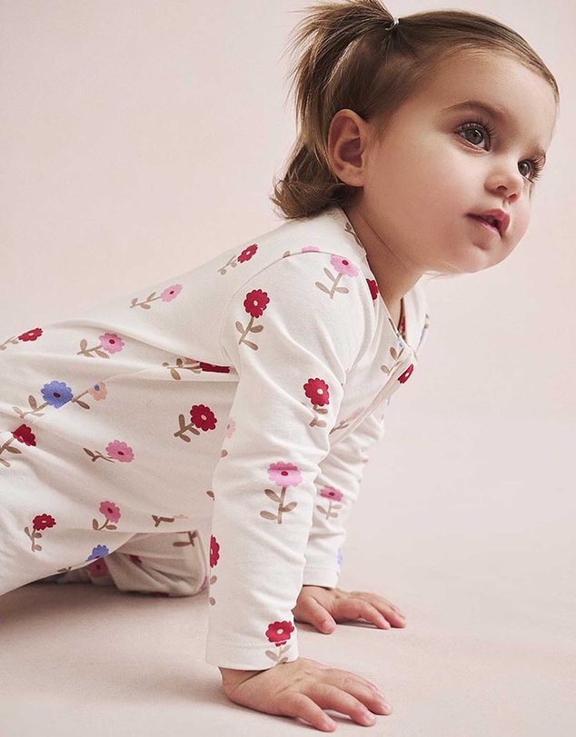 Cotton On Kids - Growie Long Sleeve Zip Romper
