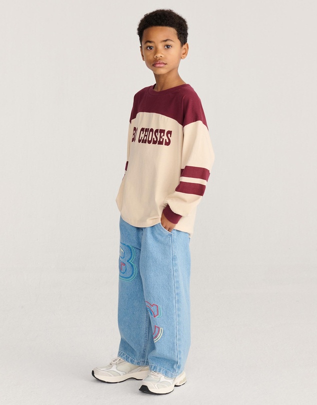 Bobo Choses - Bobo Choses Embossed Denim Pants