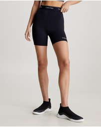 Calvin Klein Sport - Modern Sport High Waist Tonal Bike Shorts