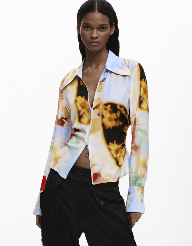 Desigual - Flowy floral shirt