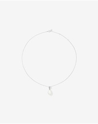 Michael Hill - Two-Row Cultured Freshwater Baroque Pearl Pendant in Sterling Silver