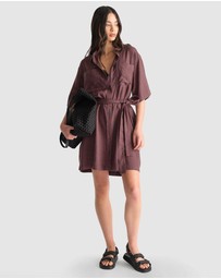 Decjuba - D-Luxe Linen Blend Short Dress