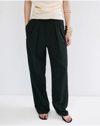 M.N.G - Straight-Fit Lyocell Trousers
