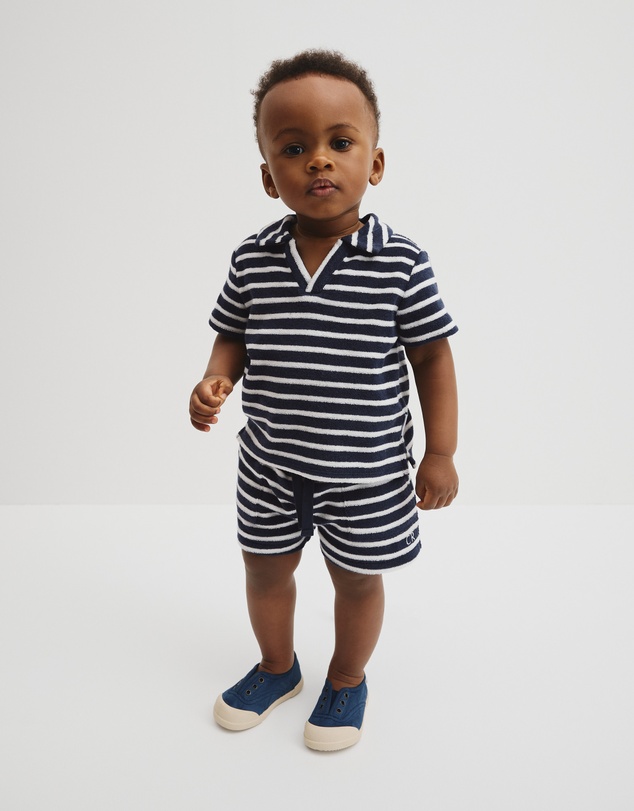 Country Road - Relaxed Fit Stripe Terry Polo
