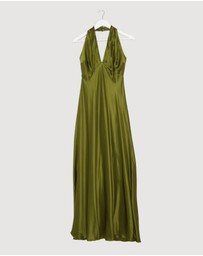 Revibe - Repaired Reformation Daniela Silk Dress - AU 8