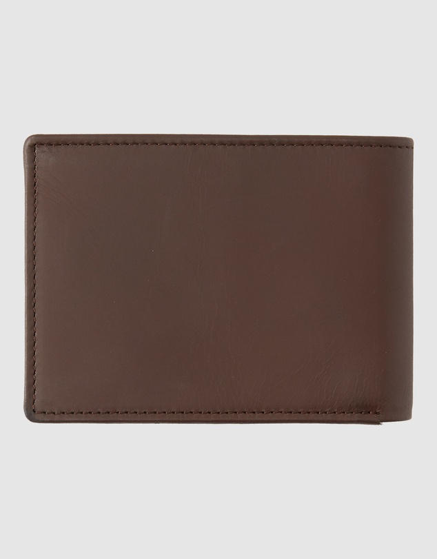 Quiksilver - Mens Mac Tri Fold Leather Wallet