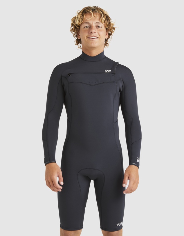 Billabong - Mens 2/2mm Absolute Natural Chest Zip Long Sleeve Springsuit
