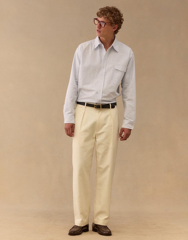Charlton  - Single Pleated Japanese Trousers