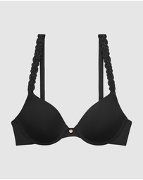 Natori - Pure Luxe Lace Strap Smooth Contour T-Shirt Bra
