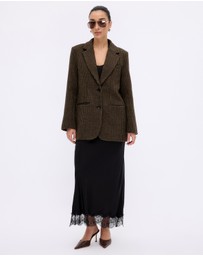 Minima Esenciales - Maely Lace Midi Skirt