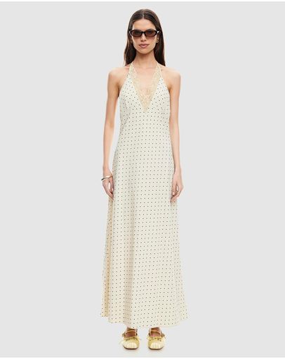 Beige Polka