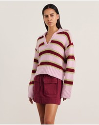 Jag - Lily Collared Knit