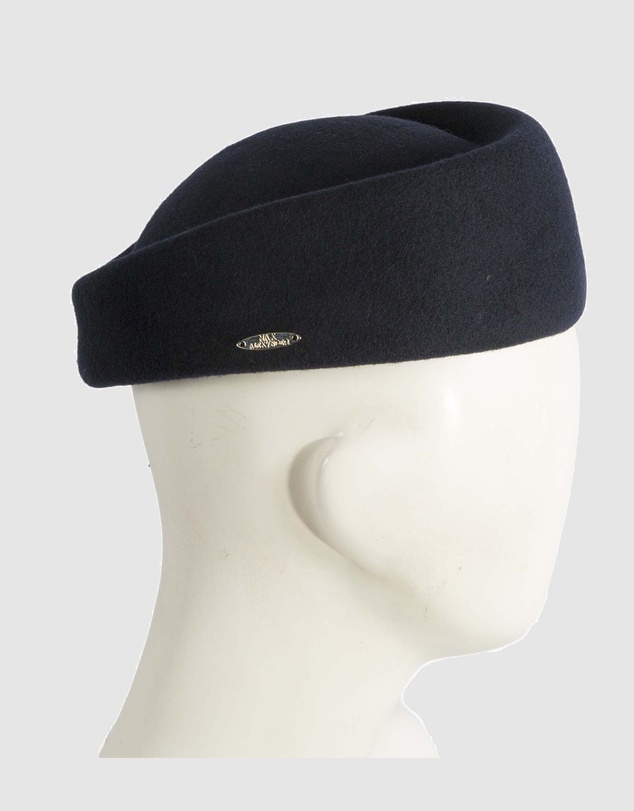 Max Alexander - Felt Dark Navy Pillbox Hat