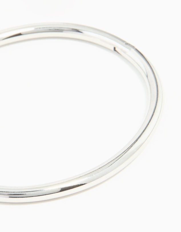 Lovisa - Waterproof Stainless Steel Simple Hinged Bangle