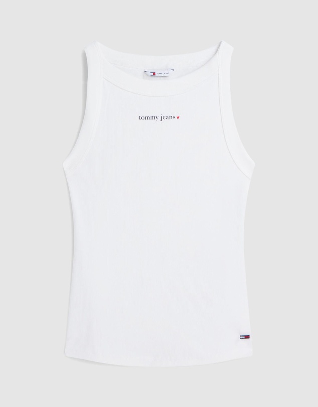 Tommy Jeans - Slim Essential Logo 1 Rib Tank