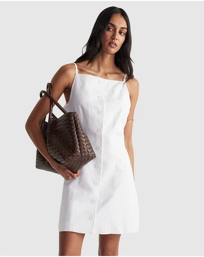 Decjuba - Benne Button Front Vest Dress