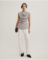 Witchery - Crepe Cowl Tank Top