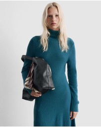 & Other Stories - Merino Wool Turtleneck Maxi Dress
