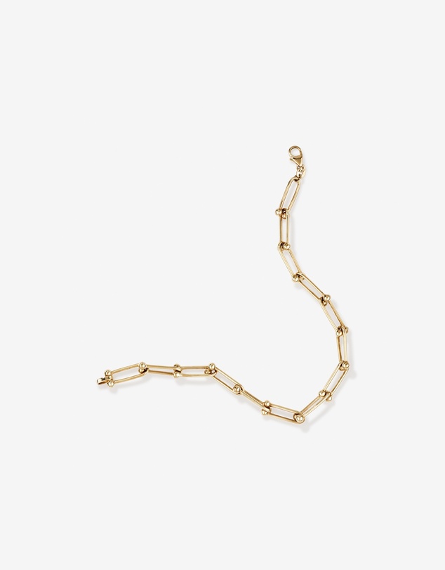 Michael Hill - Ball and Oval Link Bracelet in 10kt Yellow Gold