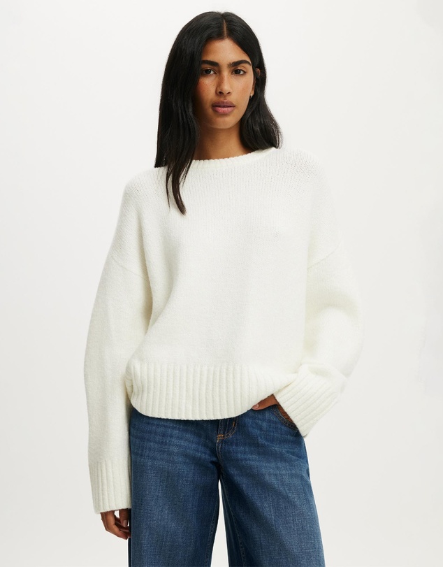 Cotton On - Luxe Crew Neck Sweater