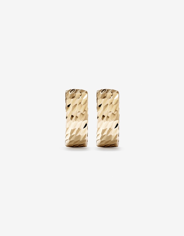 Michael Hill - 11mm Huggie Earrings in 10kt Yellow Gold