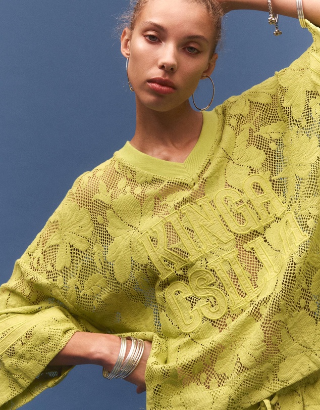 KINGA CSILLA - Nova Lace Onyx Tee