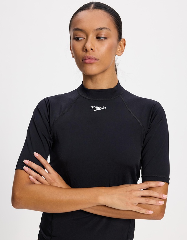 Speedo - Classic Logo SS Rash Top