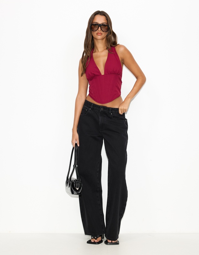 Dazie - Tokyo Mid Rise Relaxed Leg Jeans