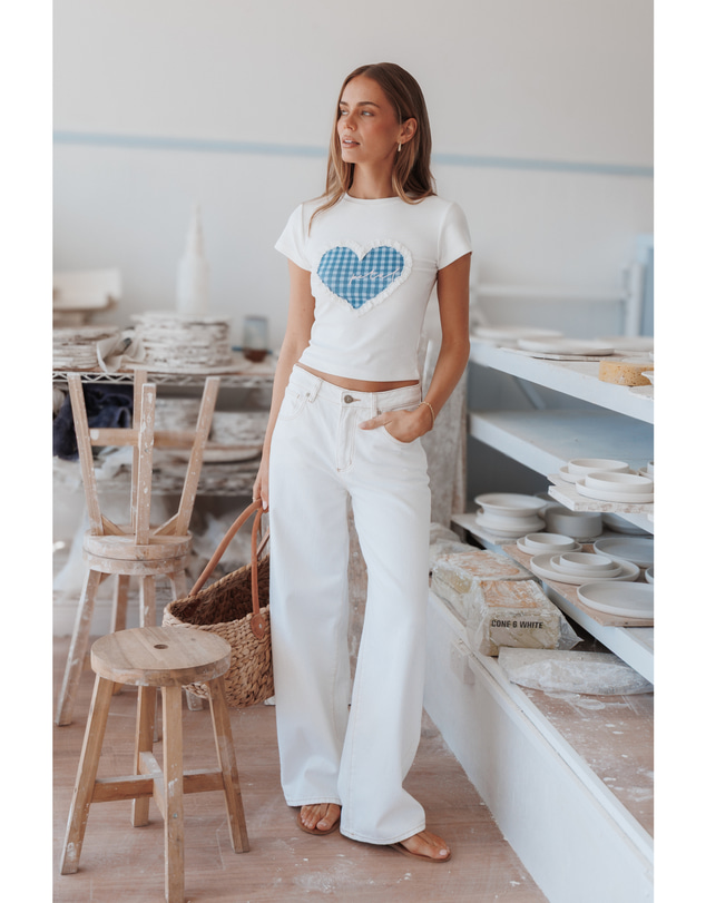 Petal & Pup - Cassidy Baby Tee - White