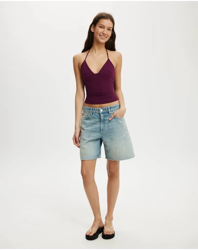 Cotton On - Relaxed Denim Shorts