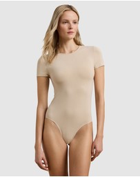 Lauren by Ralph Lauren - Luxe Smoothing Seamless Short Sleeve T-Shirt Bodysuit