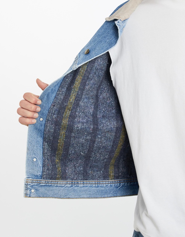 Vintage by The Real Deal - Pre Loved - Vintage 90s Lee Stormrider Blanket Lined Denim Jacket