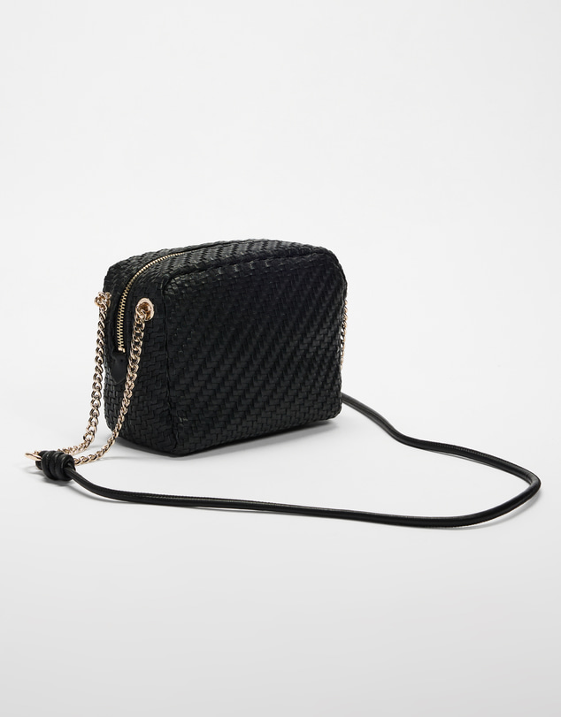 GUESS - Francy Camera Woven Polyurethane Crossbody Bag